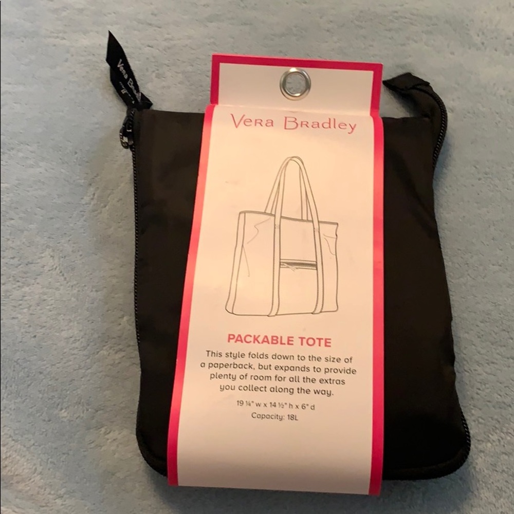 Vera Bradley packable  tote